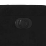 Fauteuil inclinable électrique noir velours – Image 10