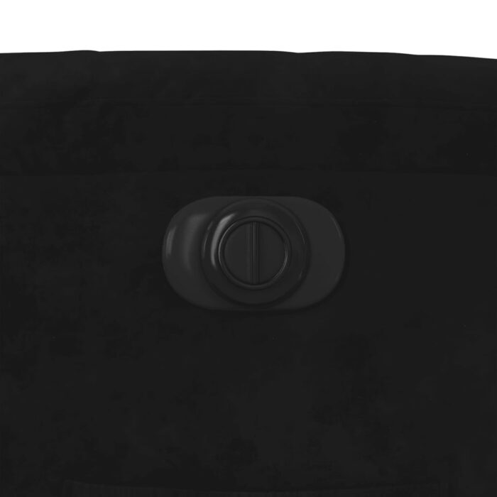 Fauteuil inclinable électrique noir velours – Image 10