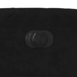 Fauteuil inclinable électrique noir velours – Image 11