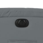 Fauteuil inclinable électrique Gris Similicuir – Image 9