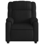 Fauteuil de massage inclinable électrique noir similicuir – Image 6