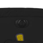 Fauteuil de massage inclinable électrique noir similicuir – Image 9