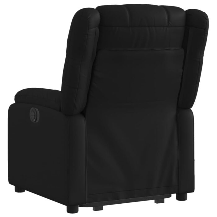 Fauteuil inclinable Noir Similicuir – Image 2