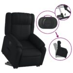 Fauteuil inclinable Noir Similicuir – Image 3