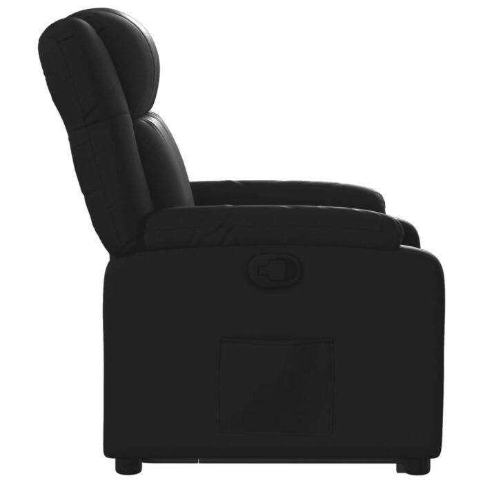 Fauteuil inclinable Noir Similicuir – Image 7