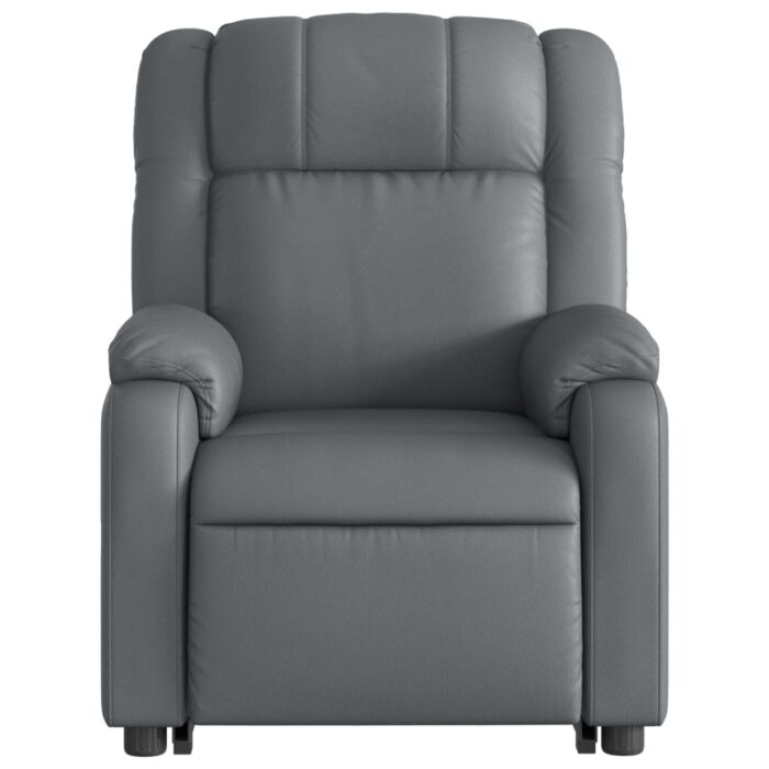 Fauteuil inclinable Gris Similicuir – Image 6