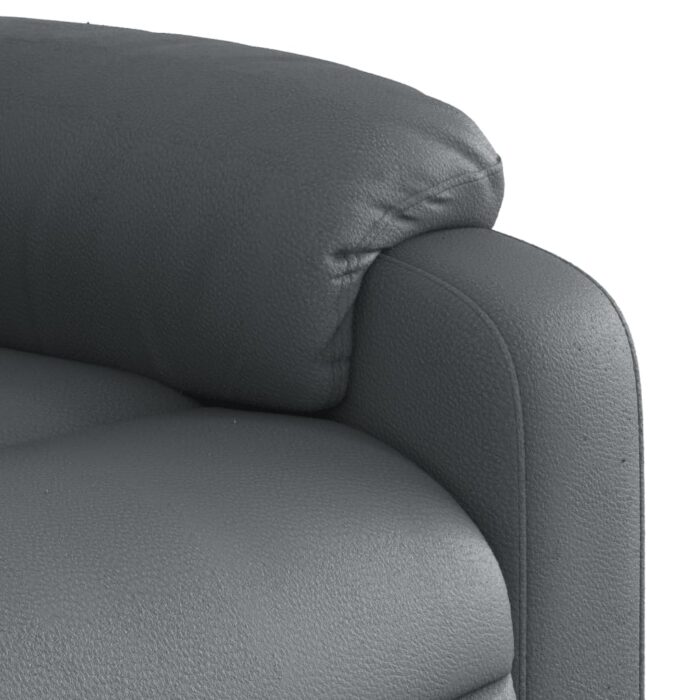 Fauteuil inclinable Gris Similicuir – Image 8