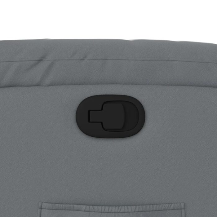 Fauteuil inclinable Gris Similicuir – Image 9