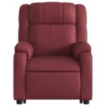 Fauteuil inclinable Rouge bordeaux Similicuir – Image 6