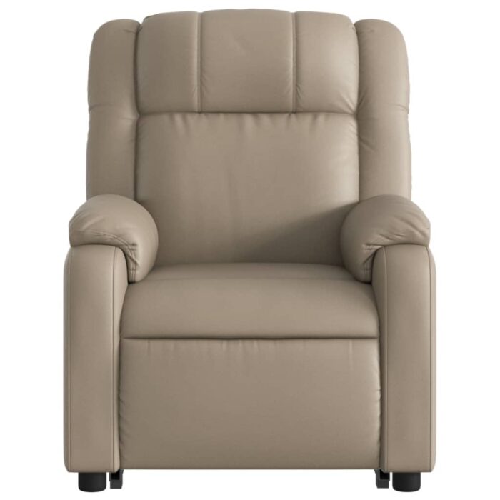 Fauteuil inclinable de massage Cappuccino Similicuir – Image 6