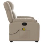 Fauteuil inclinable de massage Cappuccino Similicuir – Image 7