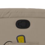 Fauteuil inclinable de massage Cappuccino Similicuir – Image 9