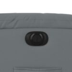 Fauteuil inclinable électrique gris similicuir – Image 11