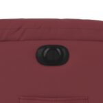 Fauteuil inclinable électrique rouge bordeaux similicuir – Image 10