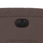 Fauteuil inclinable de massage électrique marron similicuir – Image 10
