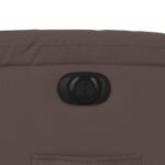 Fauteuil inclinable de massage électrique marron similicuir – Image 11
