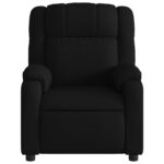Fauteuil inclinable électrique Noir Tissu – Image 6