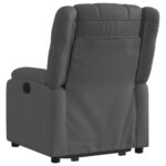 Fauteuil inclinable Gris foncé Tissu – Image 2