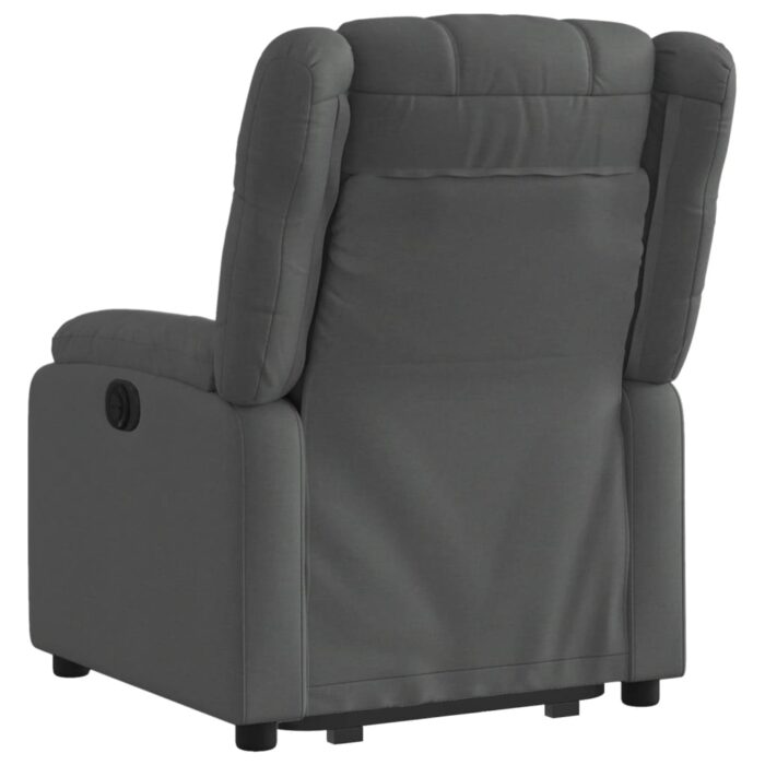 Fauteuil inclinable Gris foncé Tissu – Image 2