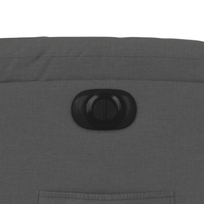 Fauteuil inclinable électrique gris foncé tissu – Image 10