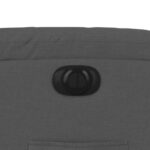 Fauteuil inclinable électrique gris foncé tissu – Image 11