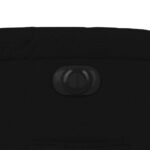 Fauteuil inclinable électrique noir tissu – Image 11