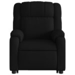 Fauteuil inclinable électrique noir tissu – Image 6