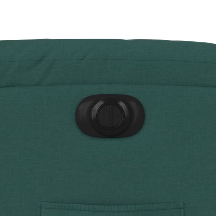 Fauteuil inclinable électrique vert foncé tissu – Image 10