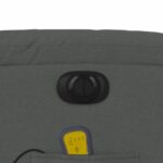 Fauteuil inclinable de massage électrique Gris foncé Tissu – Image 10