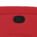Fauteuil inclinable Rouge Similicuir – Image 9