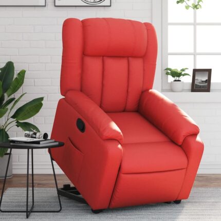 Fauteuil inclinable Rouge Similicuir