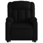 Fauteuil inclinable de massage Noir Similicuir – Image 6