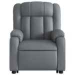 Fauteuil inclinable de massage Gris Similicuir – Image 6