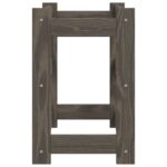 Casier à bouteilles pour 12 bouteilles gris bois pin solide – Image 2