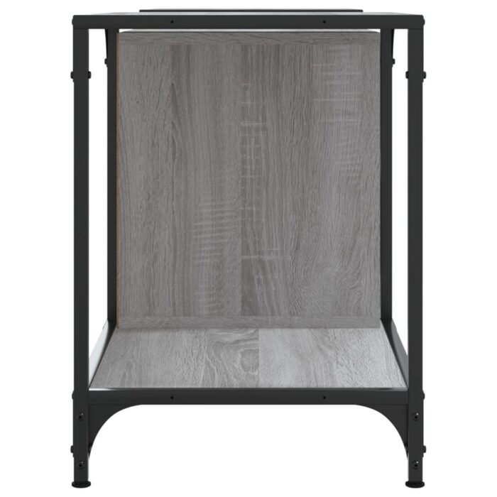 Meuble TV sonoma gris 153x37x50 cm bois d'ingénierie – Image 3