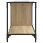 Meuble TV chêne sonoma 203x37x50 cm bois d'ingénierie – Image 3