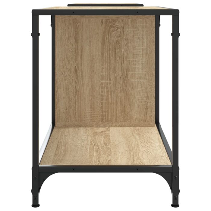 Meuble TV chêne sonoma 203x37x50 cm bois d'ingénierie – Image 3