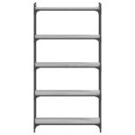 Bibliothèque à 5 niveaux sonoma gris 80x30x154 cm – Image 2