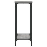 Table console sonoma gris 75x30,5x75 cm bois d'ingénierie – Image 3