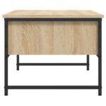 Table basse chêne sonoma 101x49x39,5 cm bois d'ingénierie – Image 5