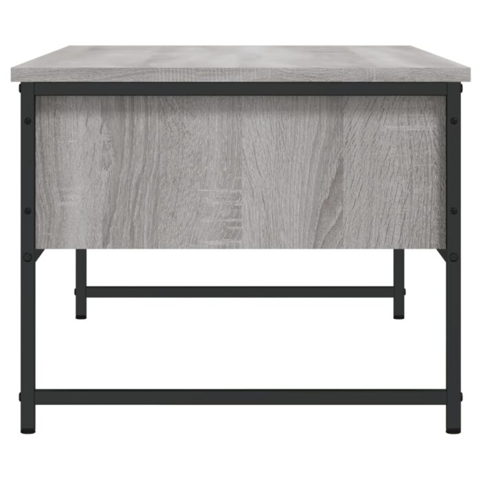 Table basse sonoma gris 101x49x39,5 cm bois d'ingénierie – Image 5