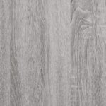 Table console avec étagères sonoma gris 100x35x75 cm – Image 6