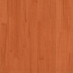 Banc d'entrée cire marron 100x28x45 cm bois de pin massif – Image 6