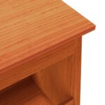 Banc d'entrée cire marron 60x28x45 cm bois de pin massif – Image 5
