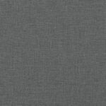 Banc avec dossier gris foncé 120x62x75,5 cm tissu – Image 5