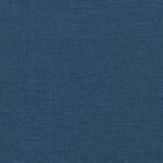 Banc avec coussins bleu 113x64,5x75,5 cm tissu – Image 5