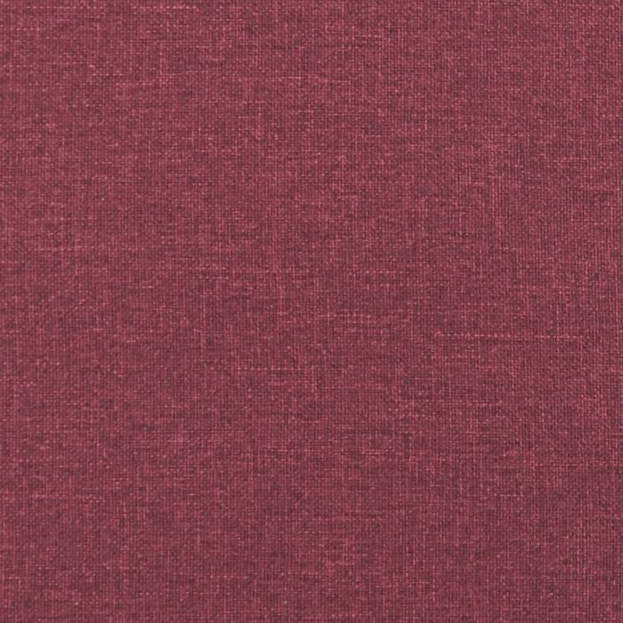 Banc avec coussins rouge bordeaux 113x64,5x75,5 cm tissu – Image 5