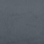 Banc avec coussins gris foncé 120,5x65x75 cm velours – Image 5