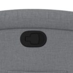 Fauteuil inclinable Gris clair Tissu – Image 7