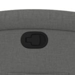 Fauteuil inclinable Gris foncé Tissu – Image 7